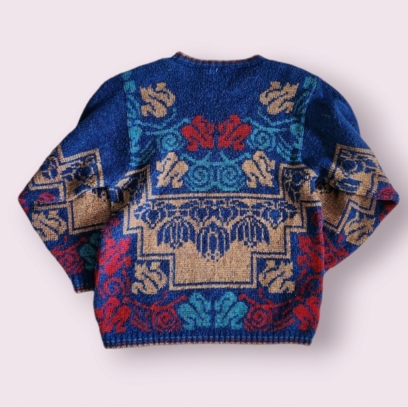 Vintage Eclectic Made in England Knit Sweater - Picture 6 of 7